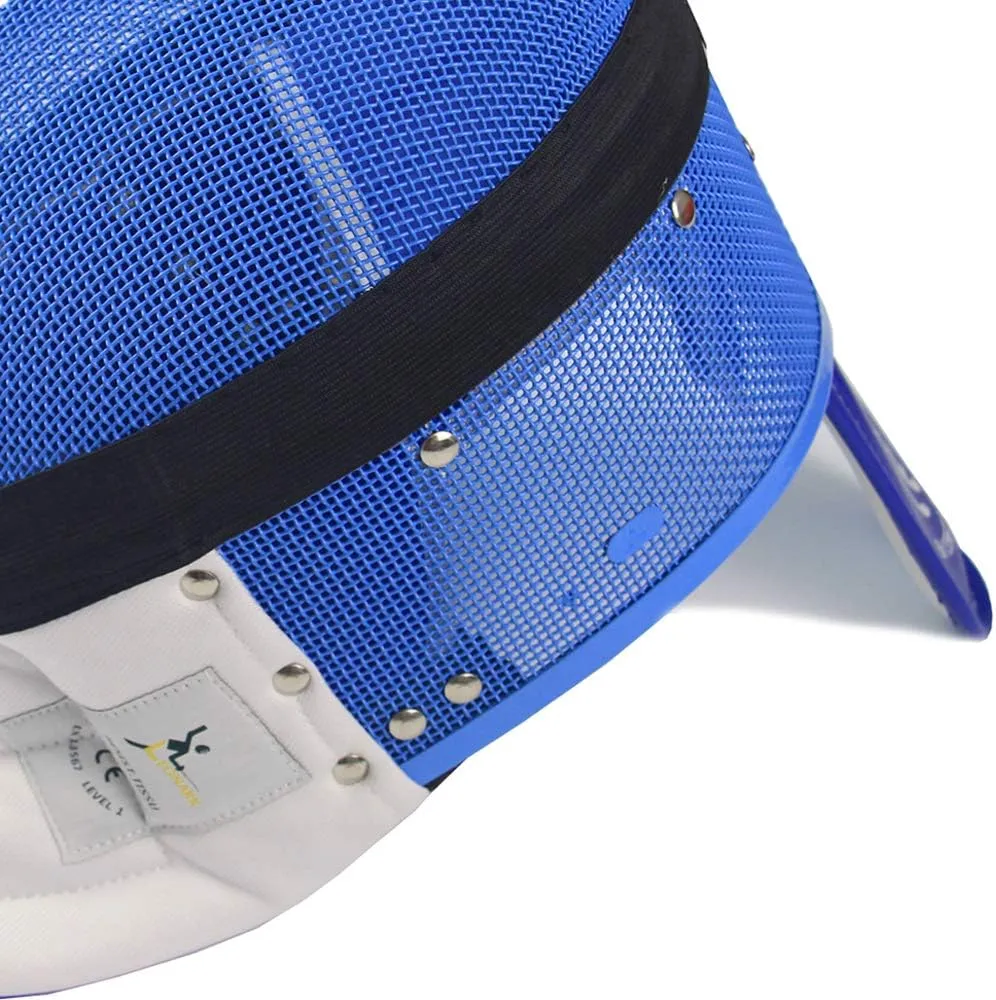 LEONARK Fencing Foil Mask Fencing Helmet CE 350N Certified National Grade Masque - Fencing Protective Gear