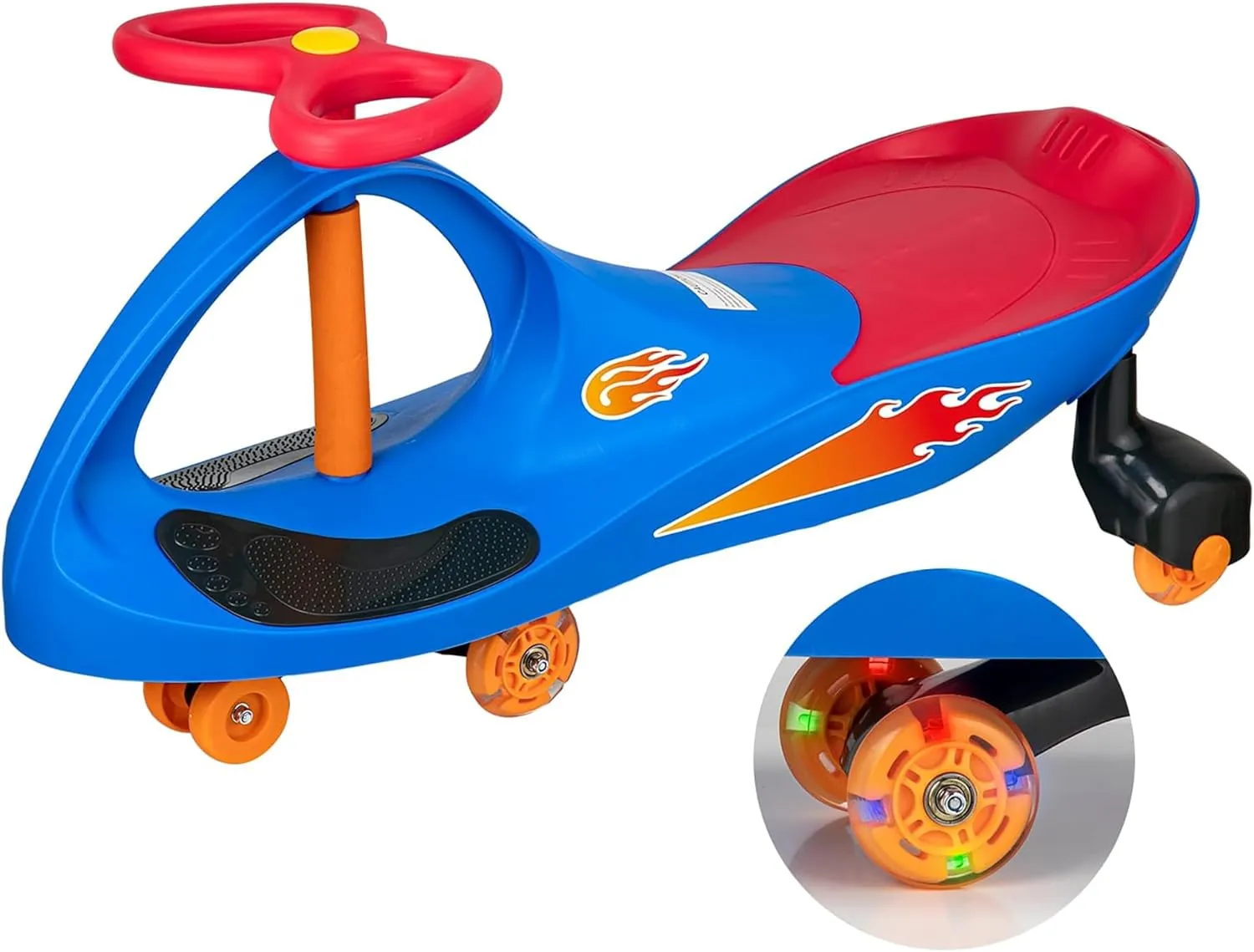 Lightning Glow Rider - Inertia & Movement Powered Ride-On Toy, Light-Up Wheels, Indoor-Outdoor Play