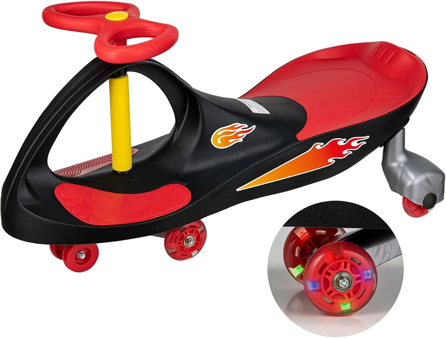 Lightning Glow Rider - Inertia & Movement Powered Ride-On Toy, Light-Up Wheels, Indoor-Outdoor Play