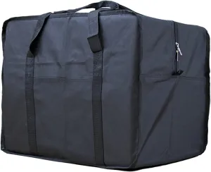 LIGHTWEIGHT BLACK DUFFEL BAG TRAVEL LUGGAGE SUITCASE BRIEFCASE TOTE BAG UP TO 70 Lb CAPACITY