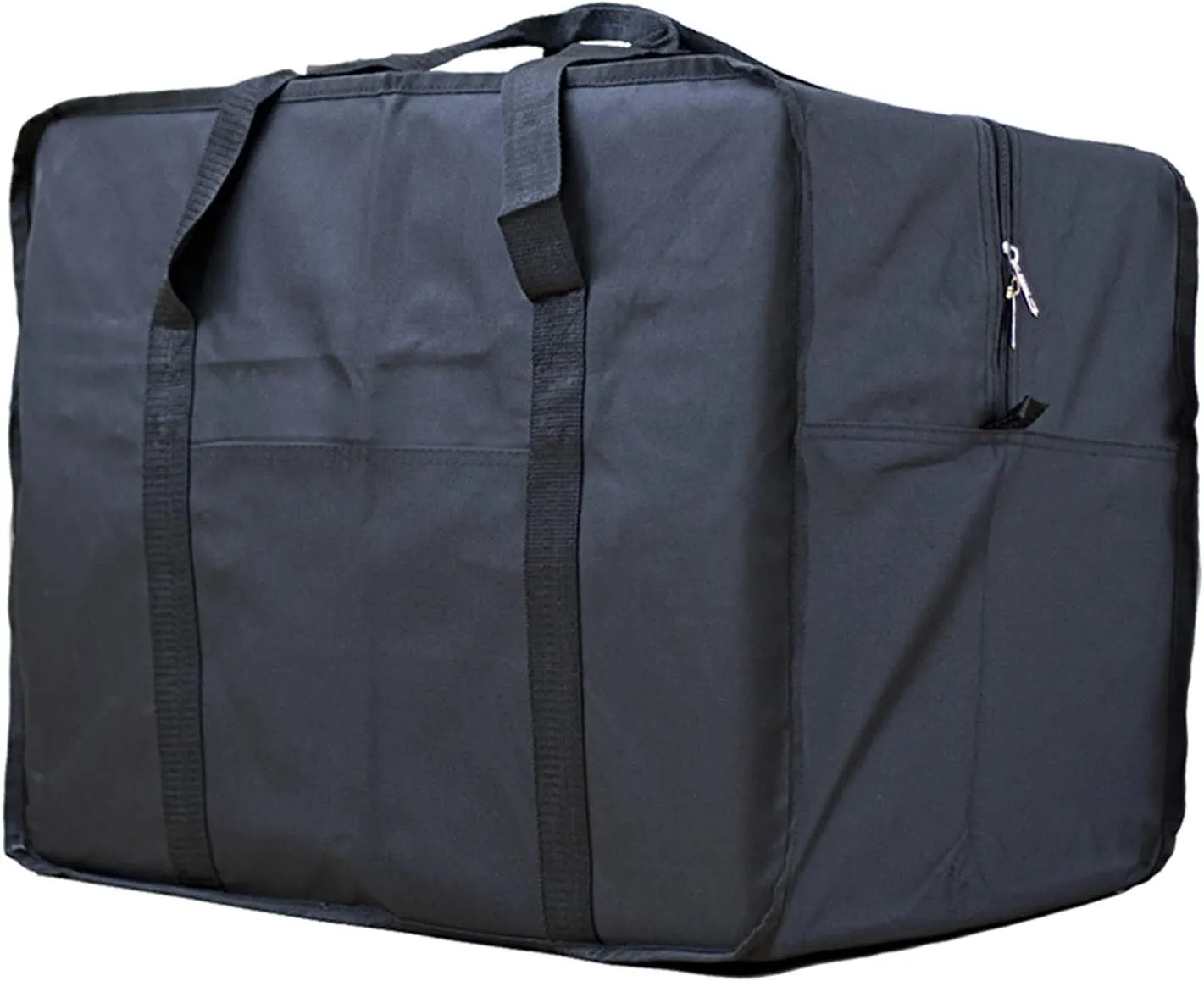 LIGHTWEIGHT BLACK DUFFEL BAG TRAVEL LUGGAGE SUITCASE BRIEFCASE TOTE BAG UP TO 70 Lb CAPACITY