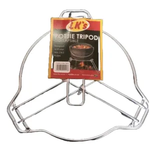 LK’S COLLAPSIBLE POTJIE POT TRIPOD STAND