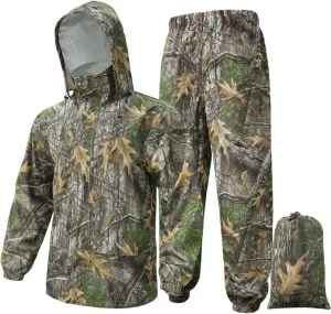 LOOGU Men's Lightweight Waterproof Rain Coat with Breathable Hood