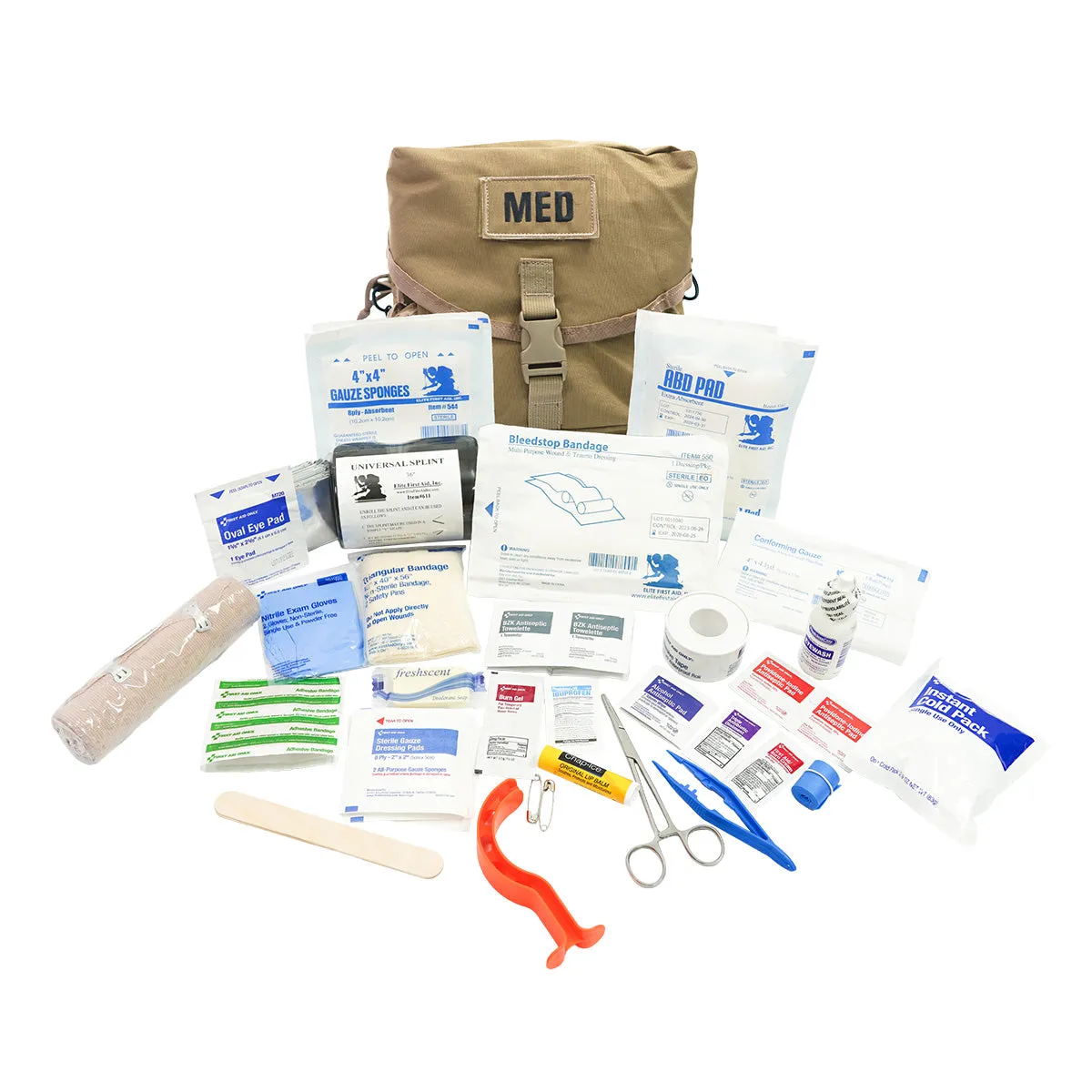 M-3 Medic First Aid Tri-Fold Bag - Tan