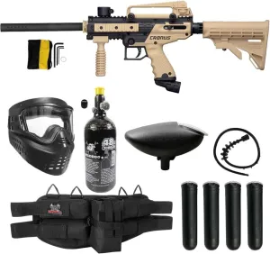 Maddog Tippmann Cronus Tactical Silver Paintball Gun Marker Starter Package