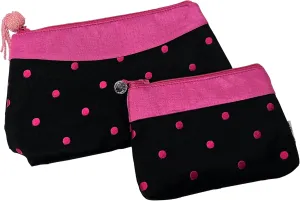 Make-up Bag Set with one Large Make-up Bag (7.5 inches by 4.5 inches) & one Small Make-up Bag (4 inches by 5.5 inches)