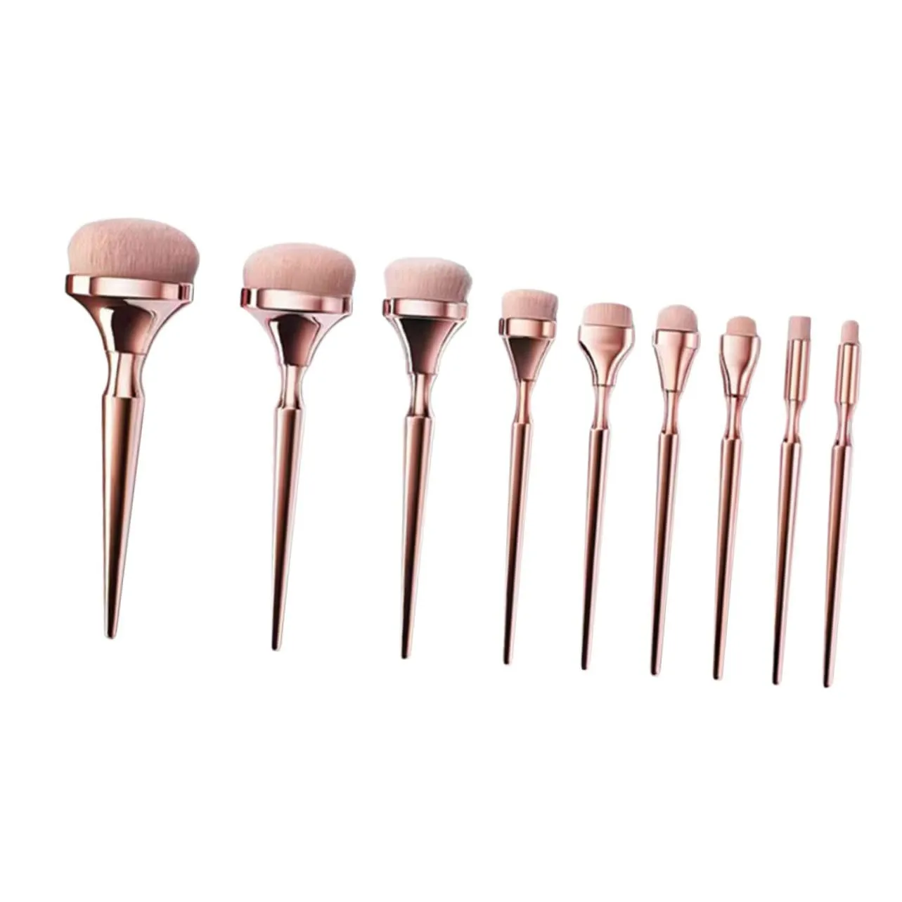 Makeup Kit for Women 9pcs Multifunctional Brush Set Includes Foundation Blush and Powder Brushes for Daily Use