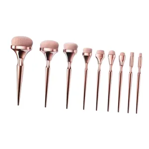 Makeup Kit for Women 9pcs Multifunctional Brush Set Includes Foundation Blush and Powder Brushes for Daily Use