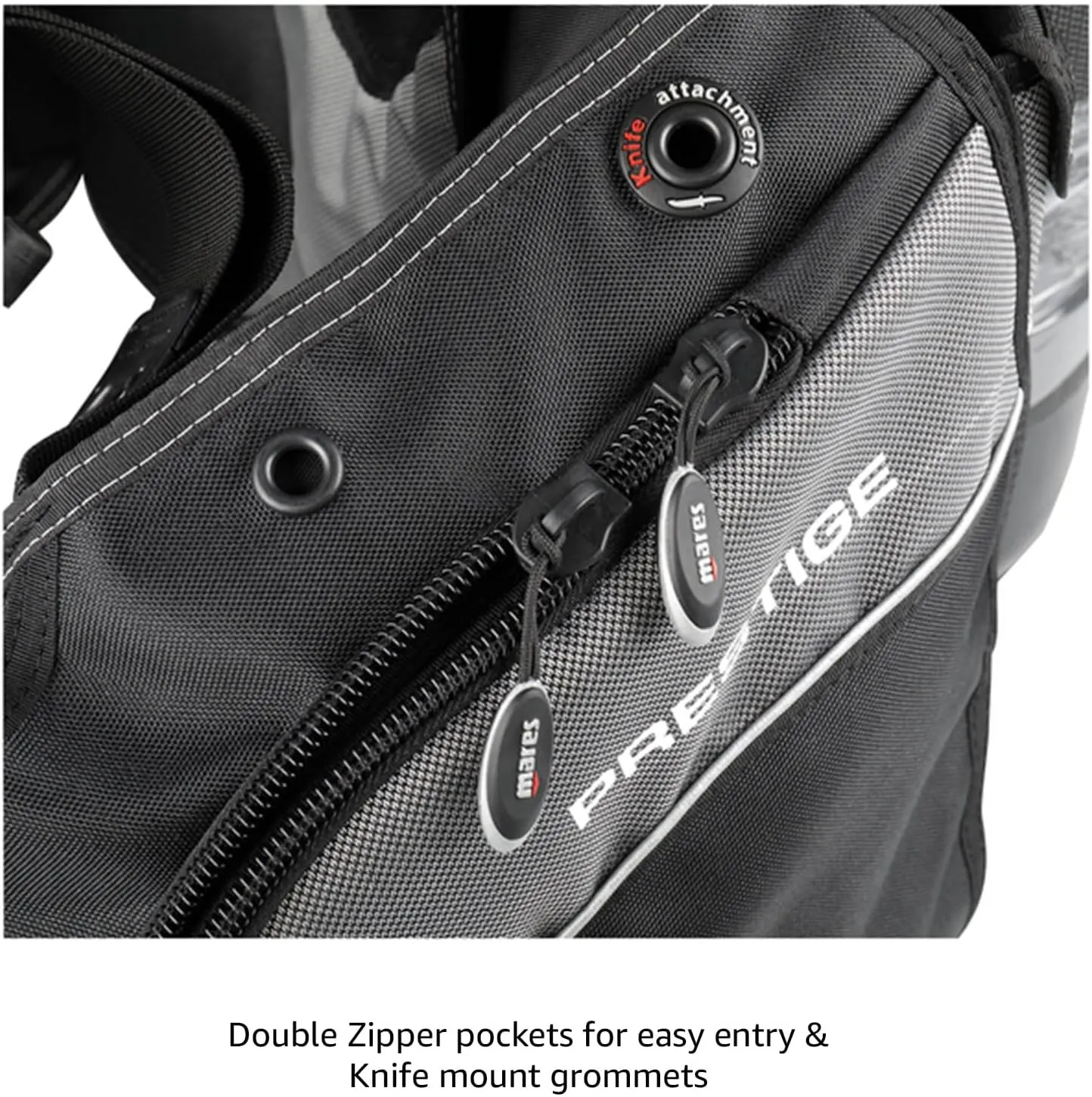 Mares Unisex Prestige BCD - Durable Adjustable Lightweight Versatile Scuba Diving Jacket-Style BCD