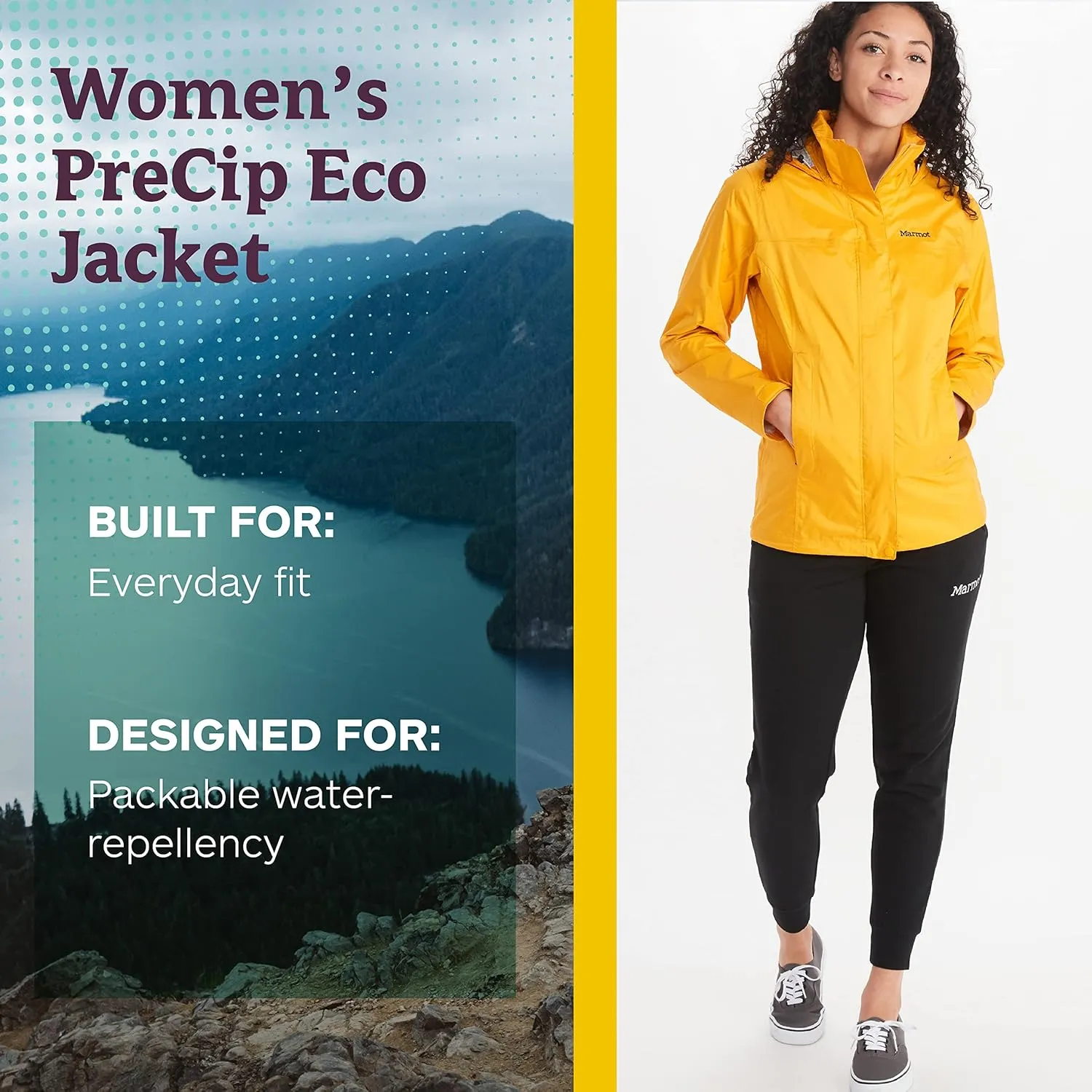 MARMOT Women's Precip Eco Waterproof Rain Jacket