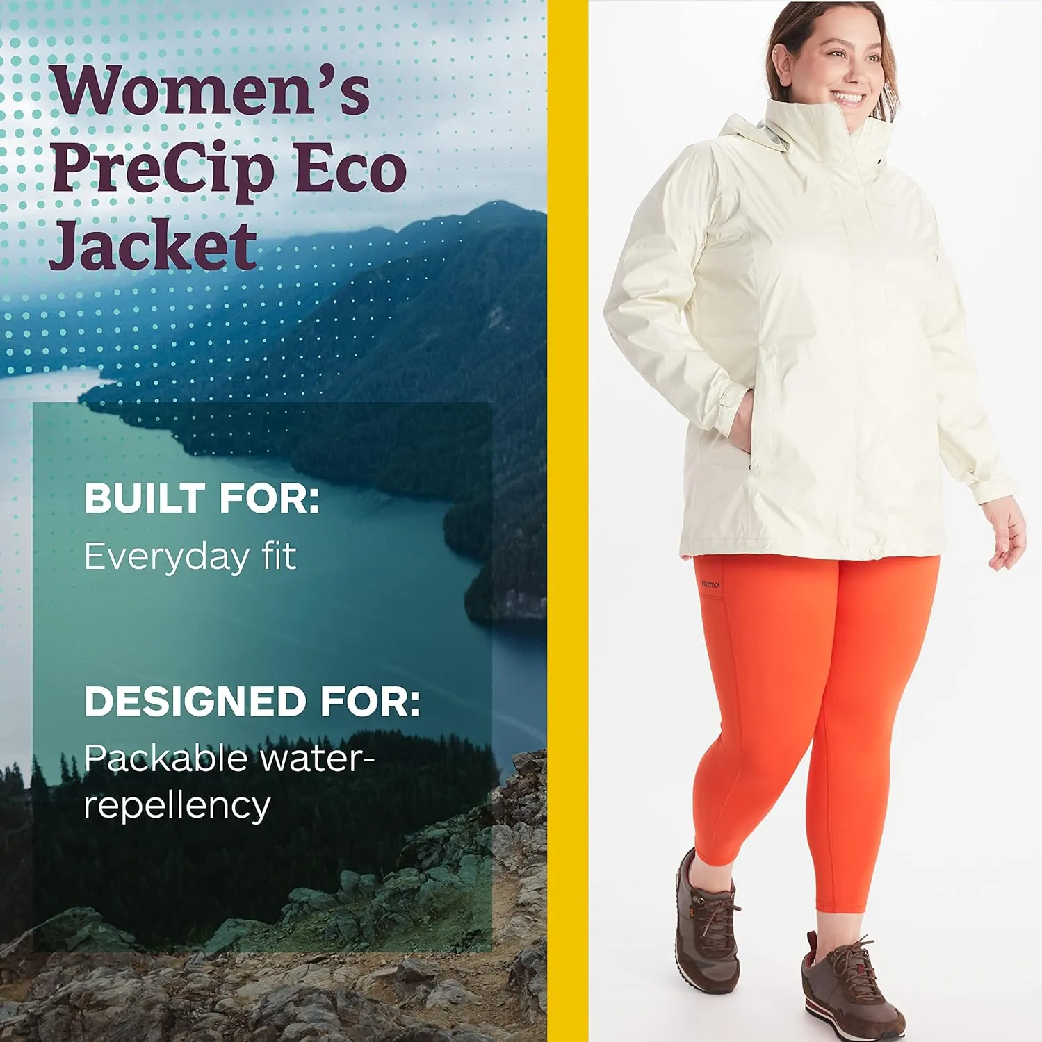 MARMOT Women's Precip Eco Waterproof Rain Jacket