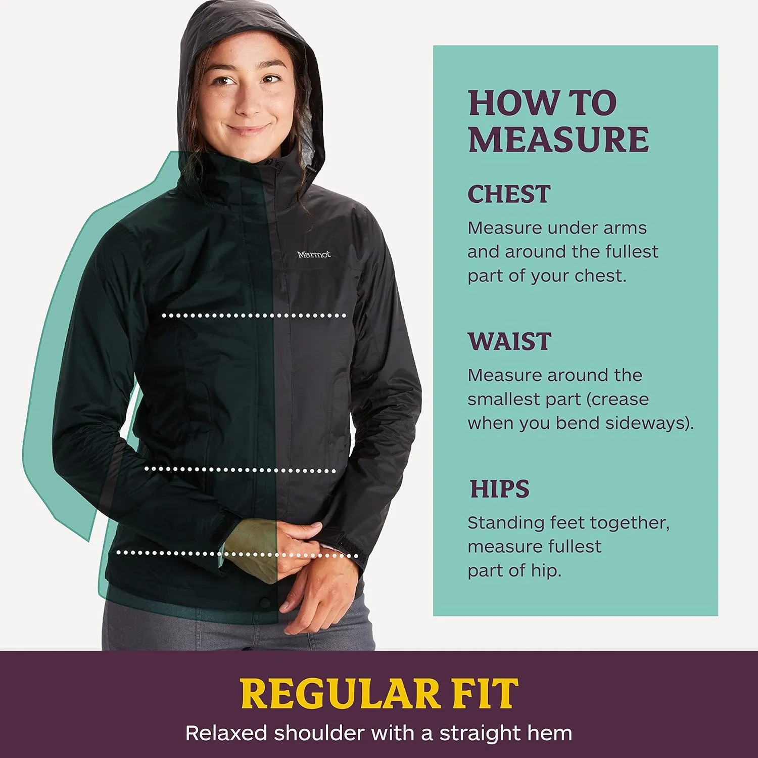 MARMOT Women's Precip Eco Waterproof Rain Jacket