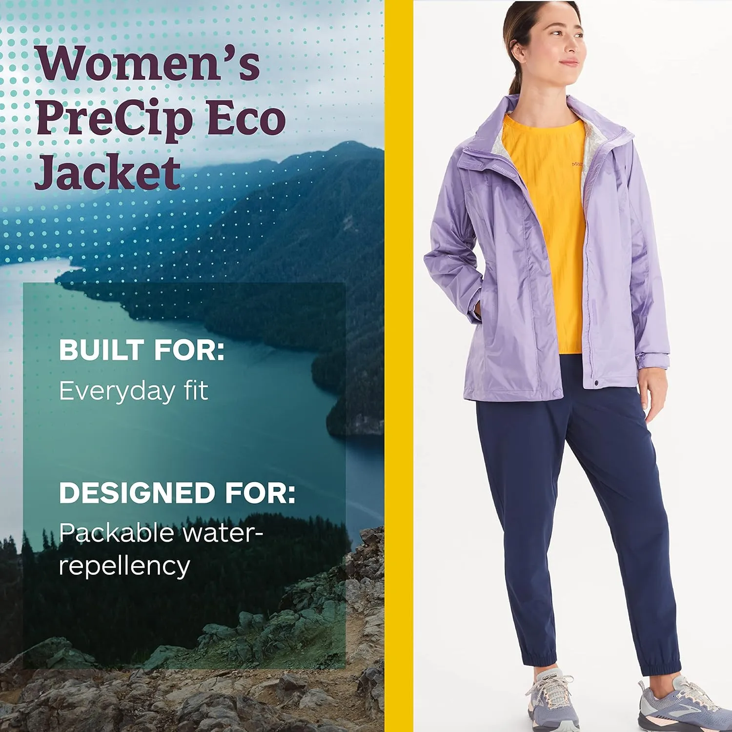 MARMOT Women's Precip Eco Waterproof Rain Jacket