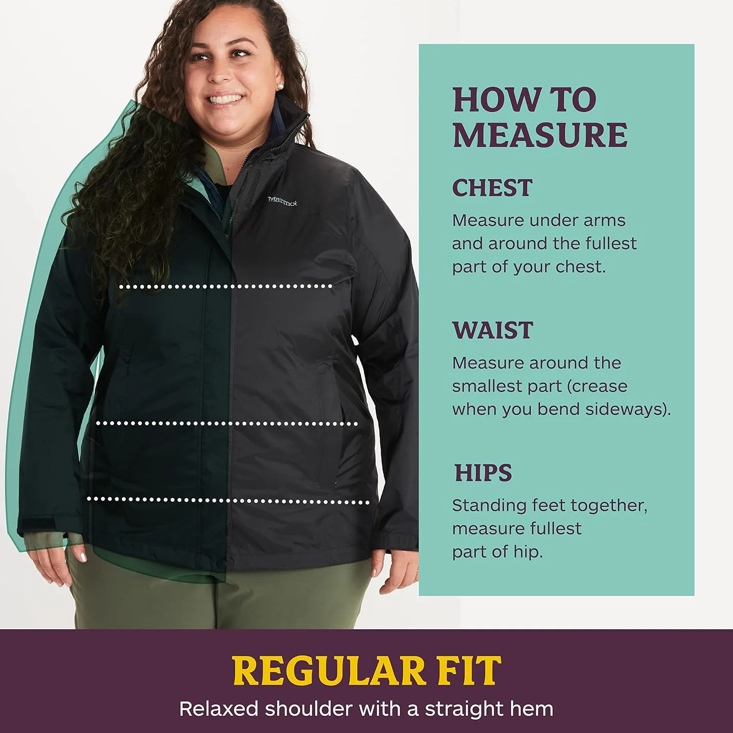 MARMOT Women's Precip Eco Waterproof Rain Jacket