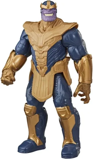 Marvel Avengers Titan Hero Series Blast Gear Deluxe Thanos Action Figure, 30-cm Toy, Inspired byMarvel Comics, for Children Aged 4 and Up