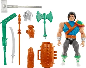Masters of the Universe Mattel Origins Turtles of Grayskull Action Figure & Accessories, Casey Jones Collectible Toy with 16 Joints, TMNT & Motu Crossover