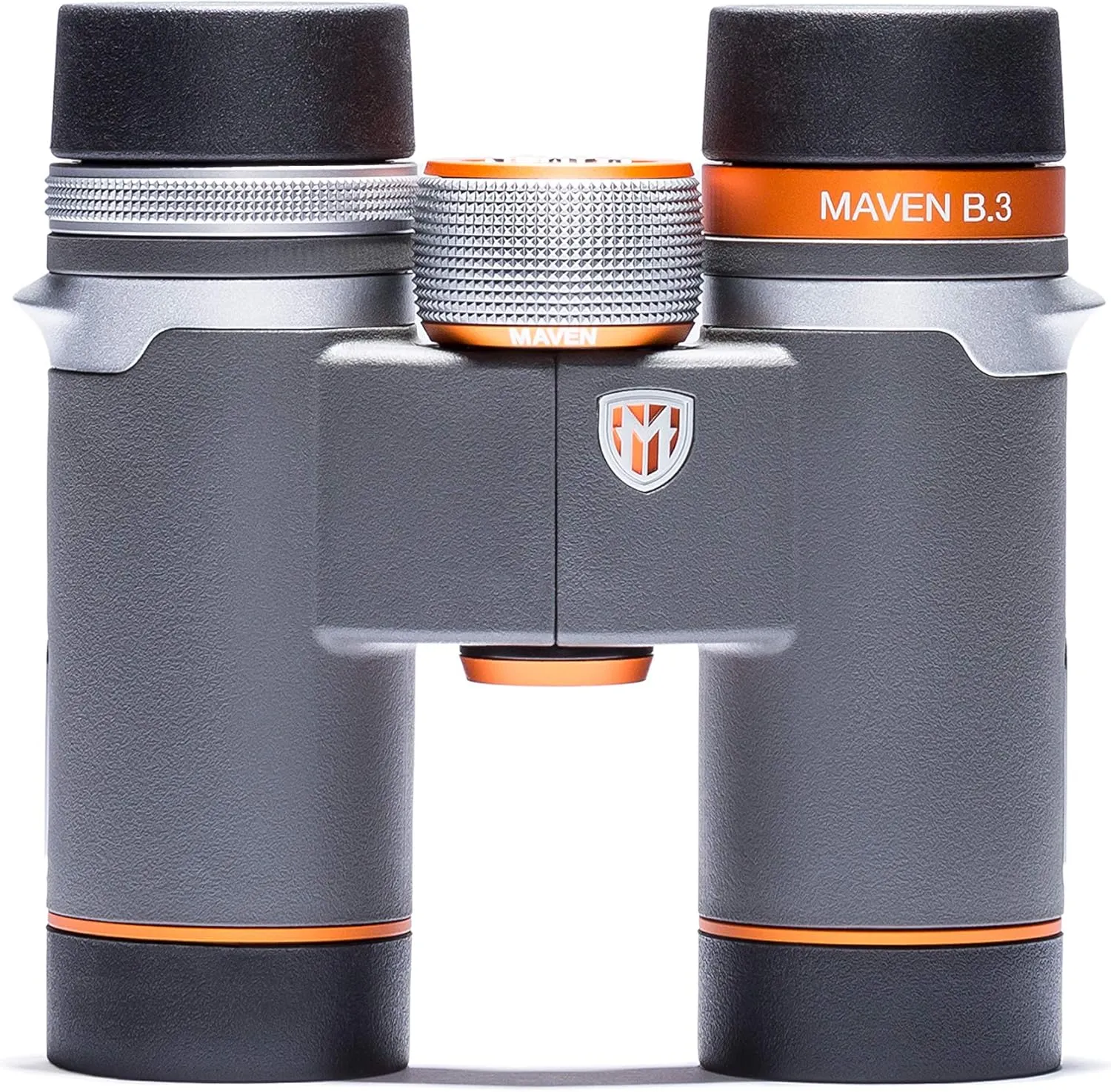 Maven B3 30mm ED Compact Binocular (6X30, Gray/Orange)