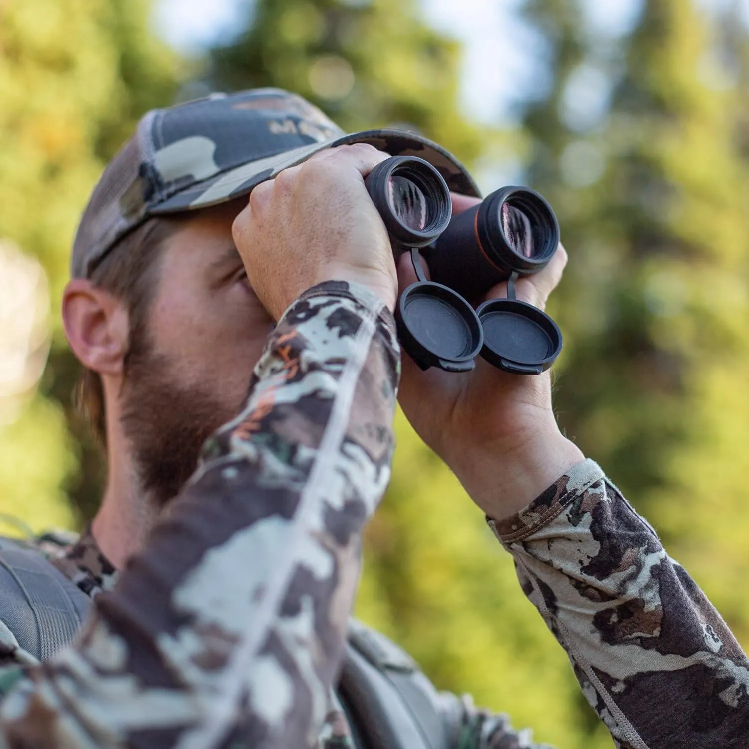 Maven B3 30mm ED Compact Binocular (6X30, Gray/Orange)