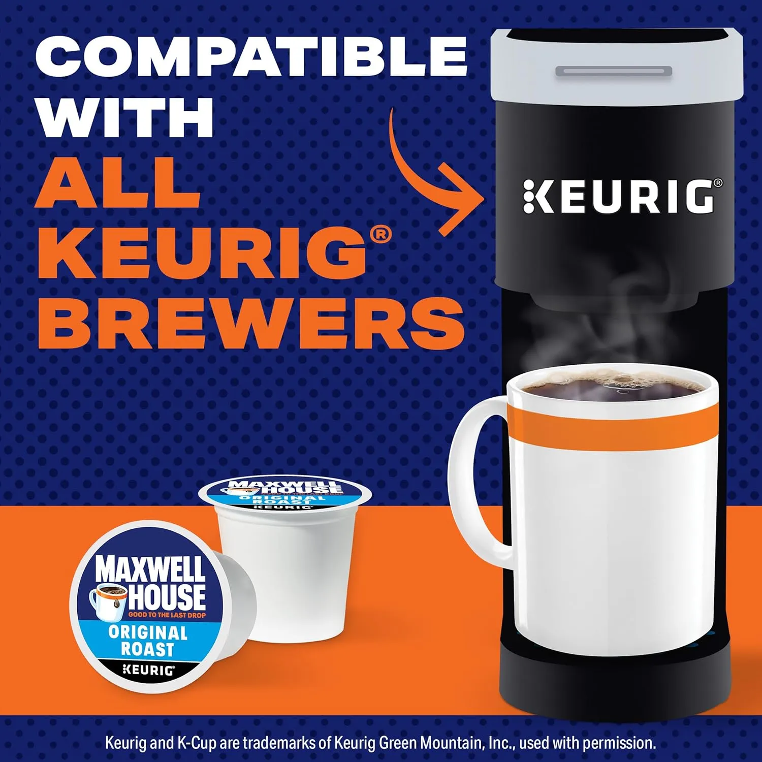 Maxwell House Original Roast Medium Roast K-Cup Coffee Pods, 48 ct Box