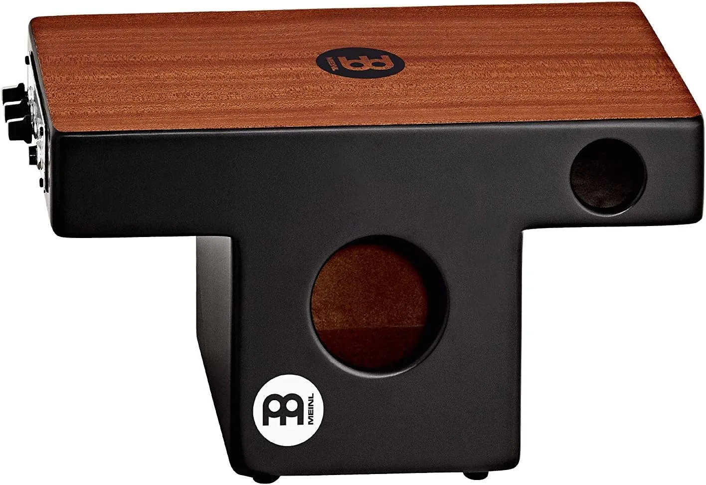 Meinl Pickup Slaptop Cajon Box Drum with Internal Snares and Forward Projecting Sound Ports - NOT MADE IN CHINA - Mahogany Playing Surface, 2-YEAR WARRANTY (PTOPCAJ4MH-M)