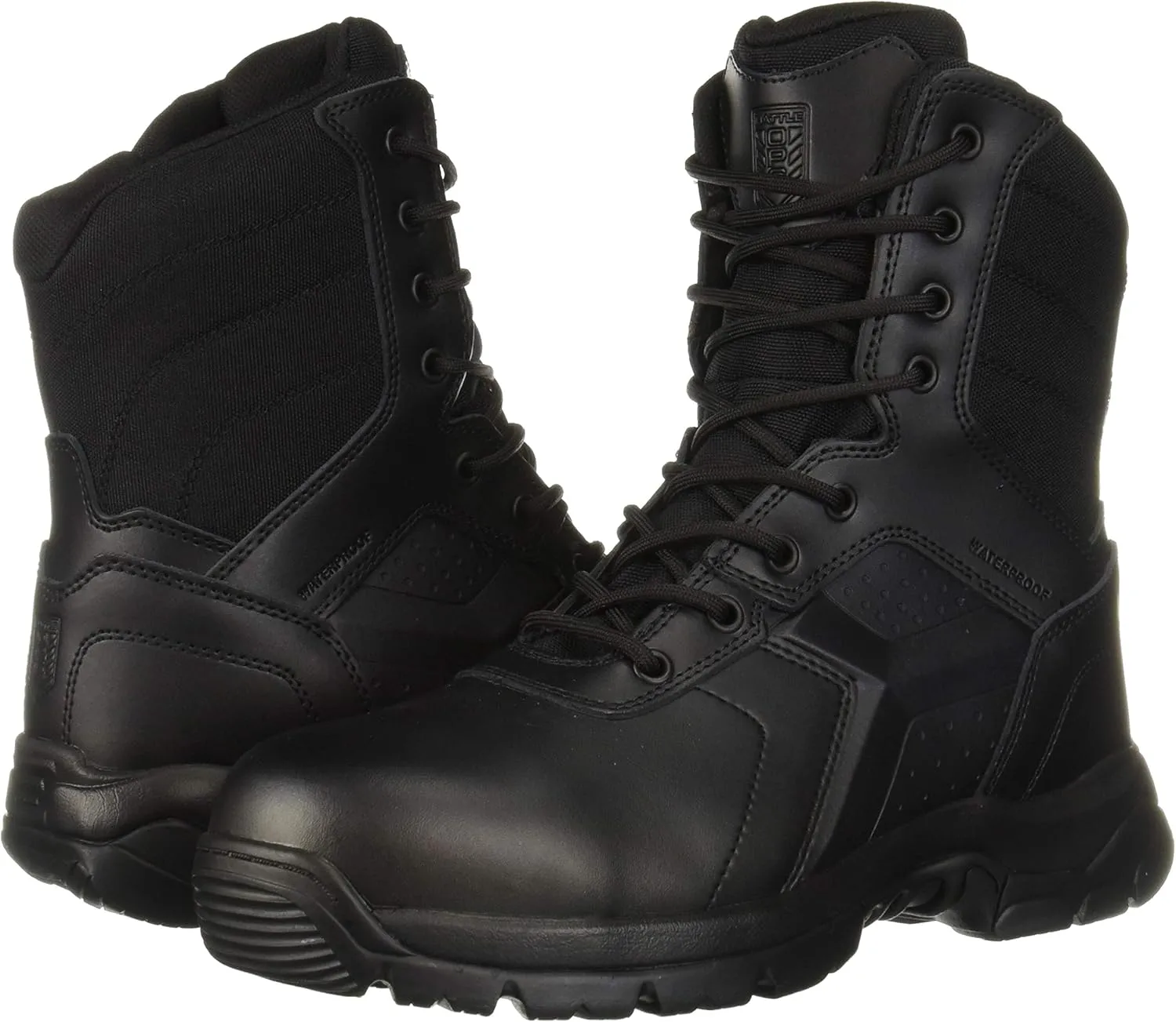 Men's BDPE 8 Inch Waterproof Side Zip Tactical Boot Comp Toe Bops8002 Military