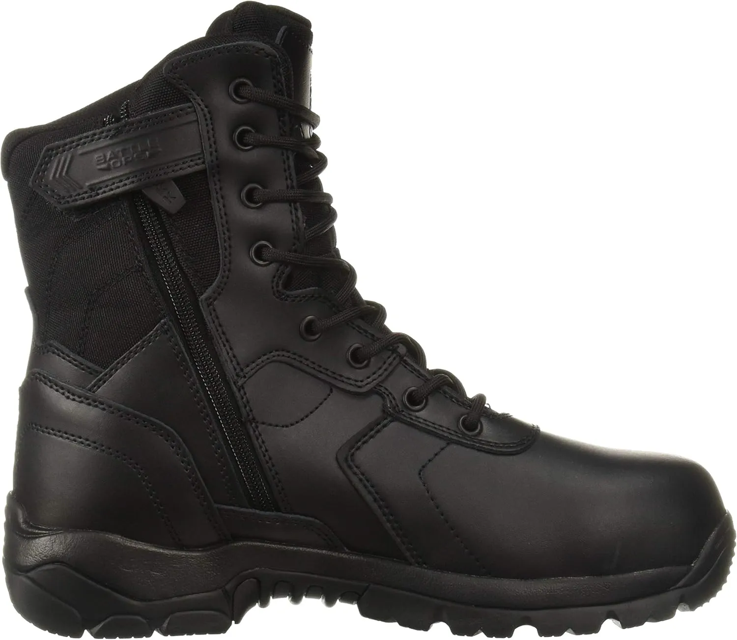 Men's BDPE 8 Inch Waterproof Side Zip Tactical Boot Comp Toe Bops8002 Military
