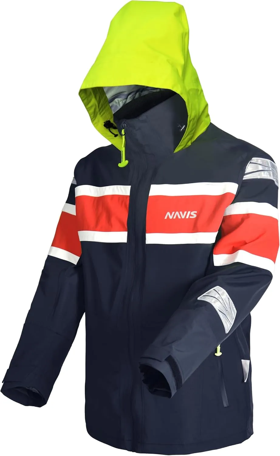 Men's Sailing Jacket - 3Layer-GORE PRO-TEX Waterproof Breathable Rain Gear for Coastal/Offshore
