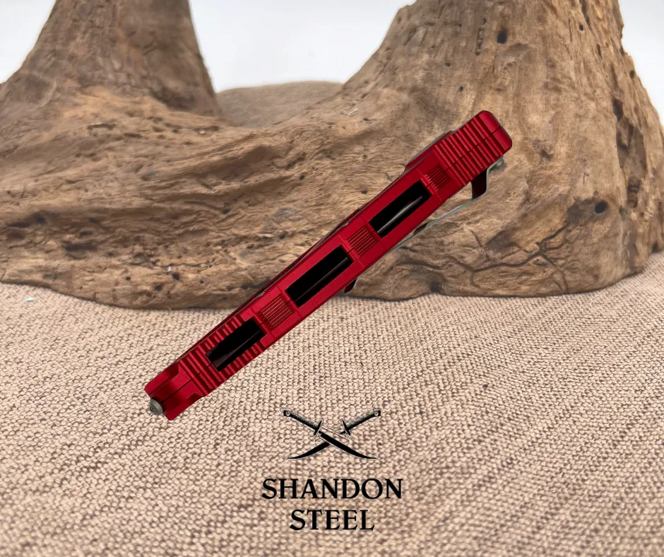 Microtech 161A-12 RD SOCOM ELITE AUTO T/E STONEWASH FULL SERRATE RED