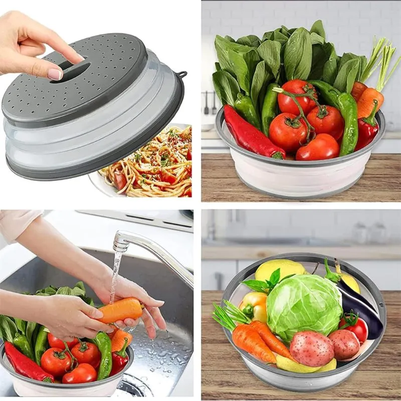 Microwave Food Cover With Silicone Mat