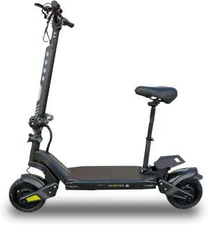 Milano – 2-Wheel Electric Recreational Scooter for Adults | 1000W Motor, up to 50 MPH Top Speed, up to 50 Mile Range, Foldable Recreation with LED Display, Dual Disc Brakes, and Head/Tail Lights