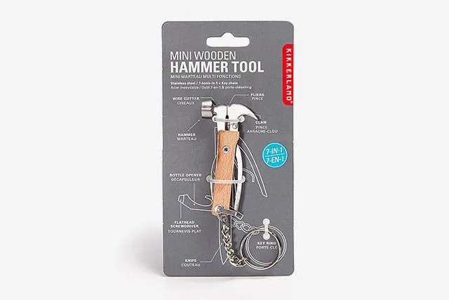 Mini Hammer Multi Tool Keychain