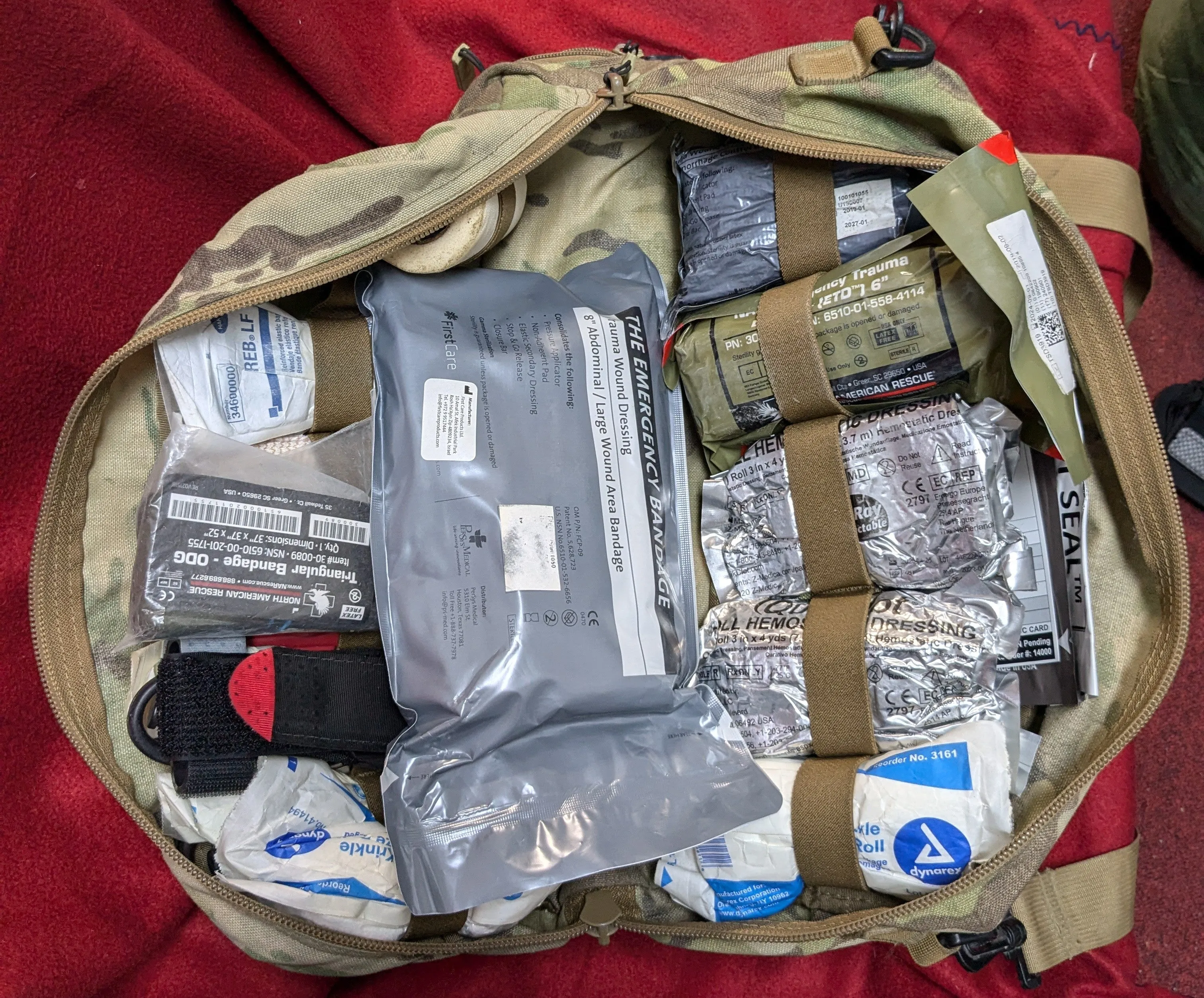 MOJO Medical First Aid Kit Multicam Pouch (25APR73)