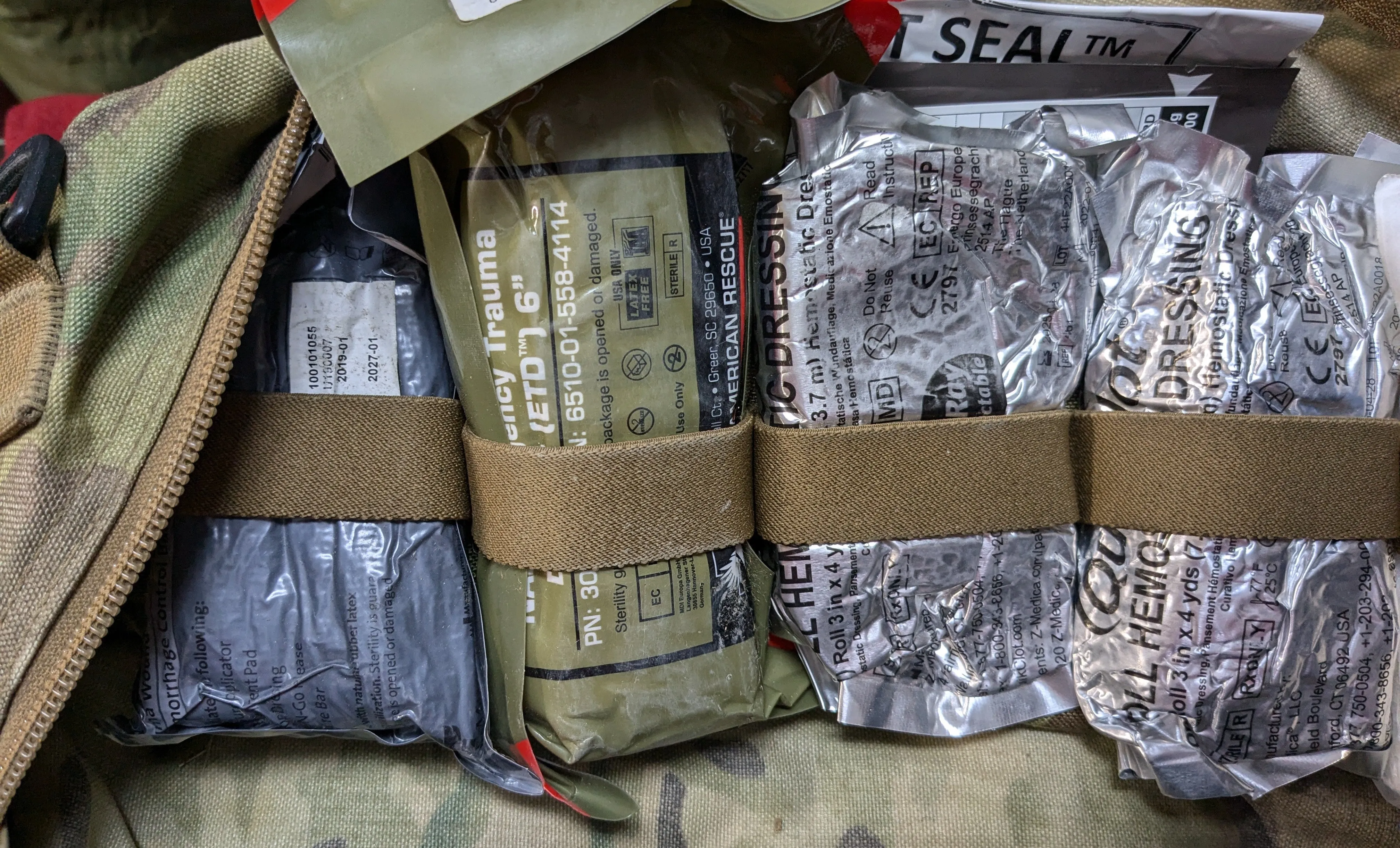 MOJO Medical First Aid Kit Multicam Pouch (25APR73)