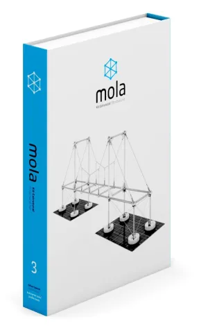 Mola Structural Kit 3 | Magnetic Modular Kit for Engineering and Architecture Education | 205 Pieces   Practical Guide