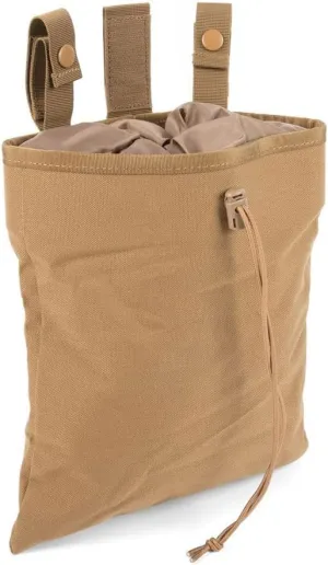 MOLLE Dump Pouch Large with Drawstring - Foldable Tactical Mag Dump Pouch for Duty Belt - Roll Up Dump Bag Tactical for Airsoft Magazine - MOLLE Drop Pouch Tactical