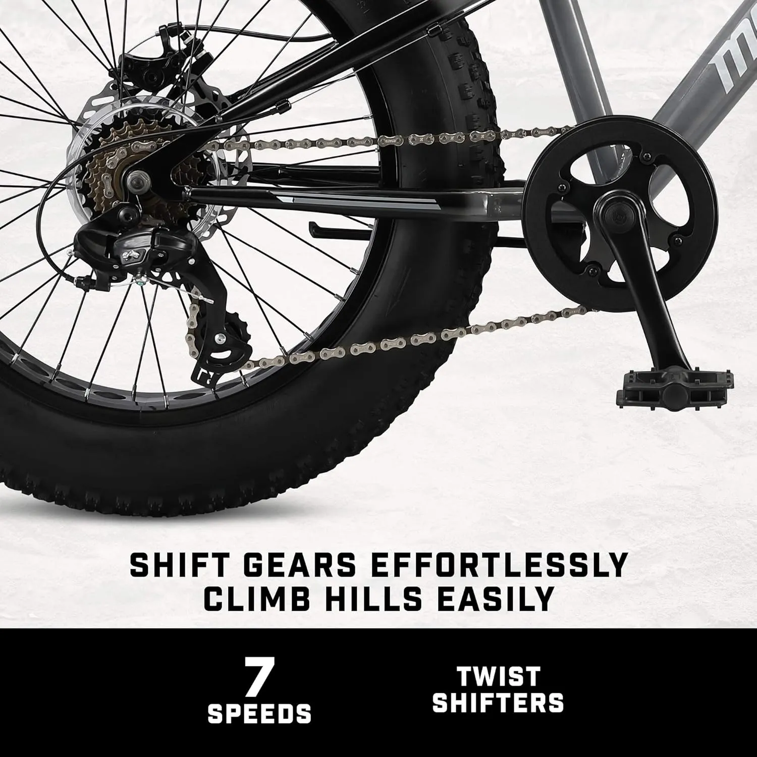 Mongoose Argus ST & Trail Fat Tire Mountain Bike for Adult Youth Men Women, 20 to 26-Inch Wheels, Mechanical Disc Brakes, Steel or Aluminum Frame and 7 or 16-Speed Options