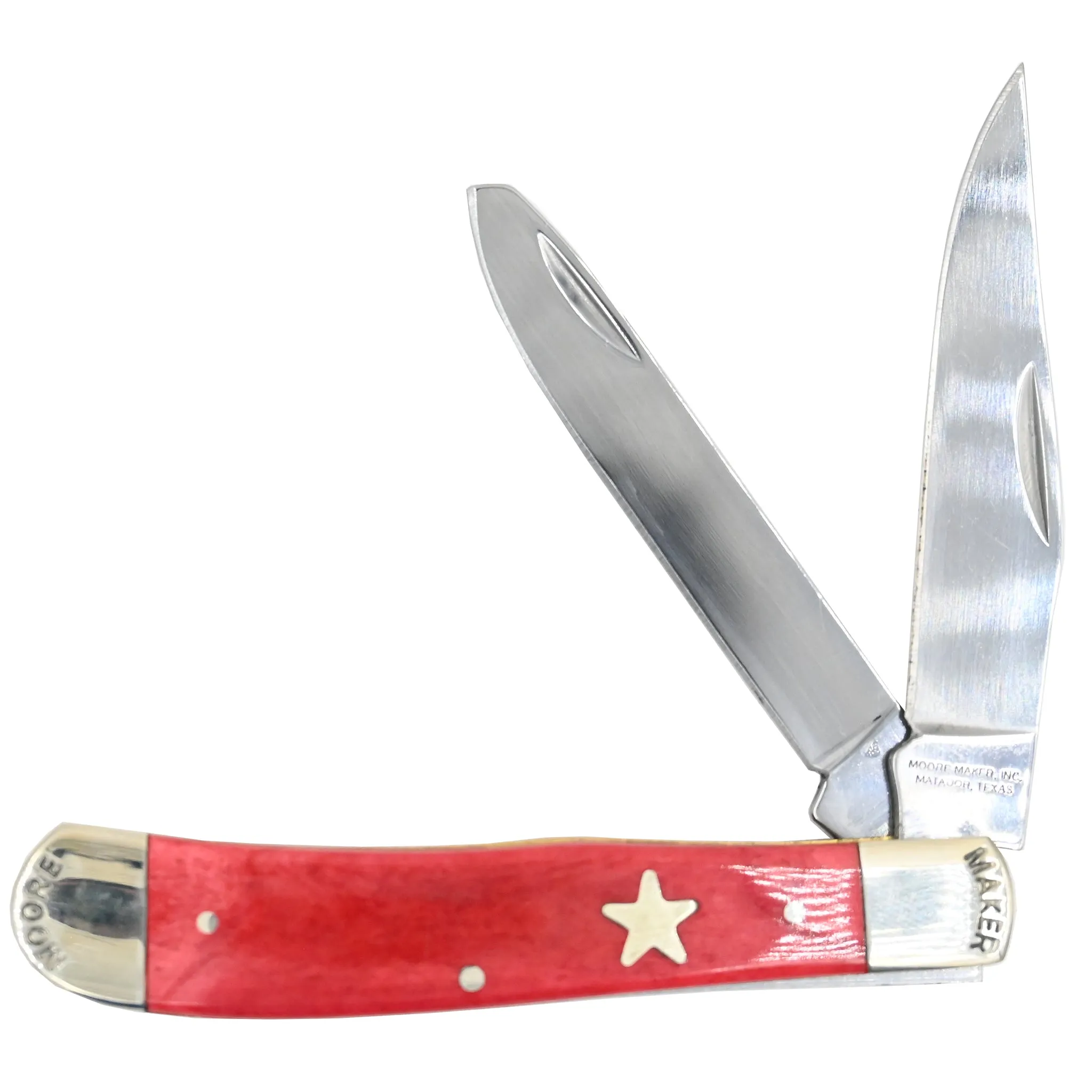 Moore Maker Red Bone Trapper Texas Knife
