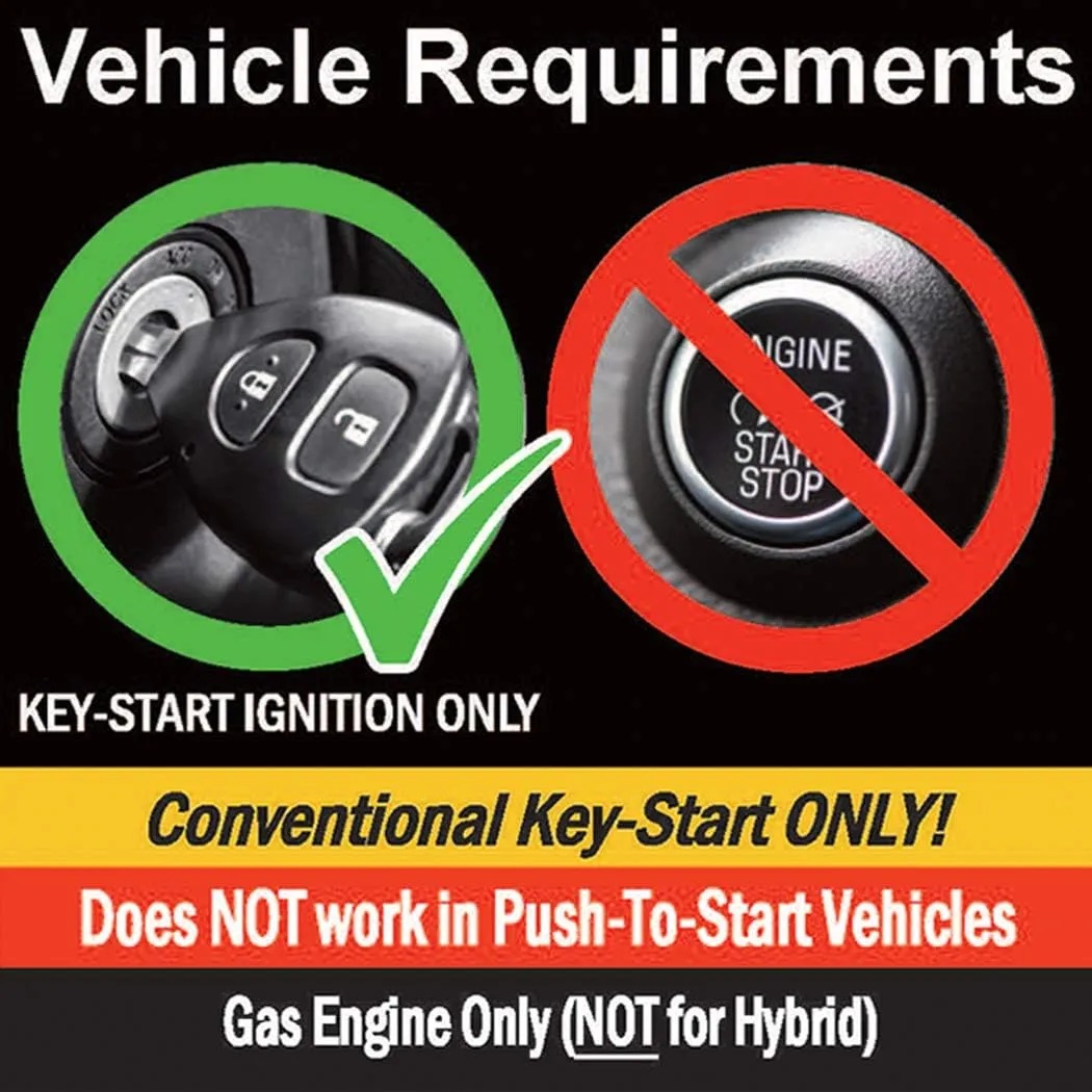 MPC Complete 4-Button Remote Start Kit Compatible with 2010-2012 Ford Fusion - T-Harness - Includes (2) 4-Button Extended Range Remotes - Up to 3,000 ft - Firmware Preloaded - USA Tech Support