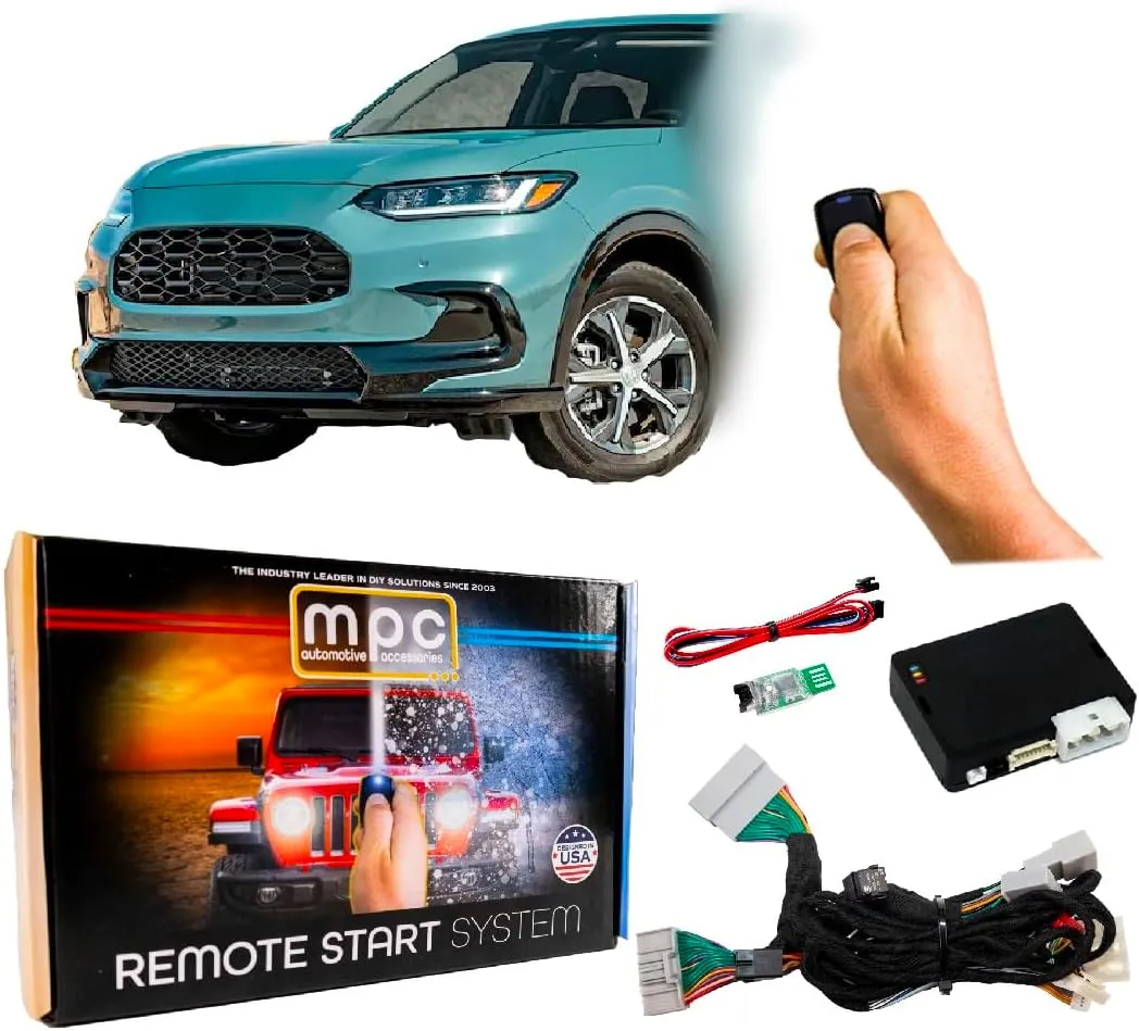 MPC Remote Start Compatible with Honda HR-V 2016-2022 - Push-to-Start ONLY - Plug-in T-Harness - Premier USA Tech Support