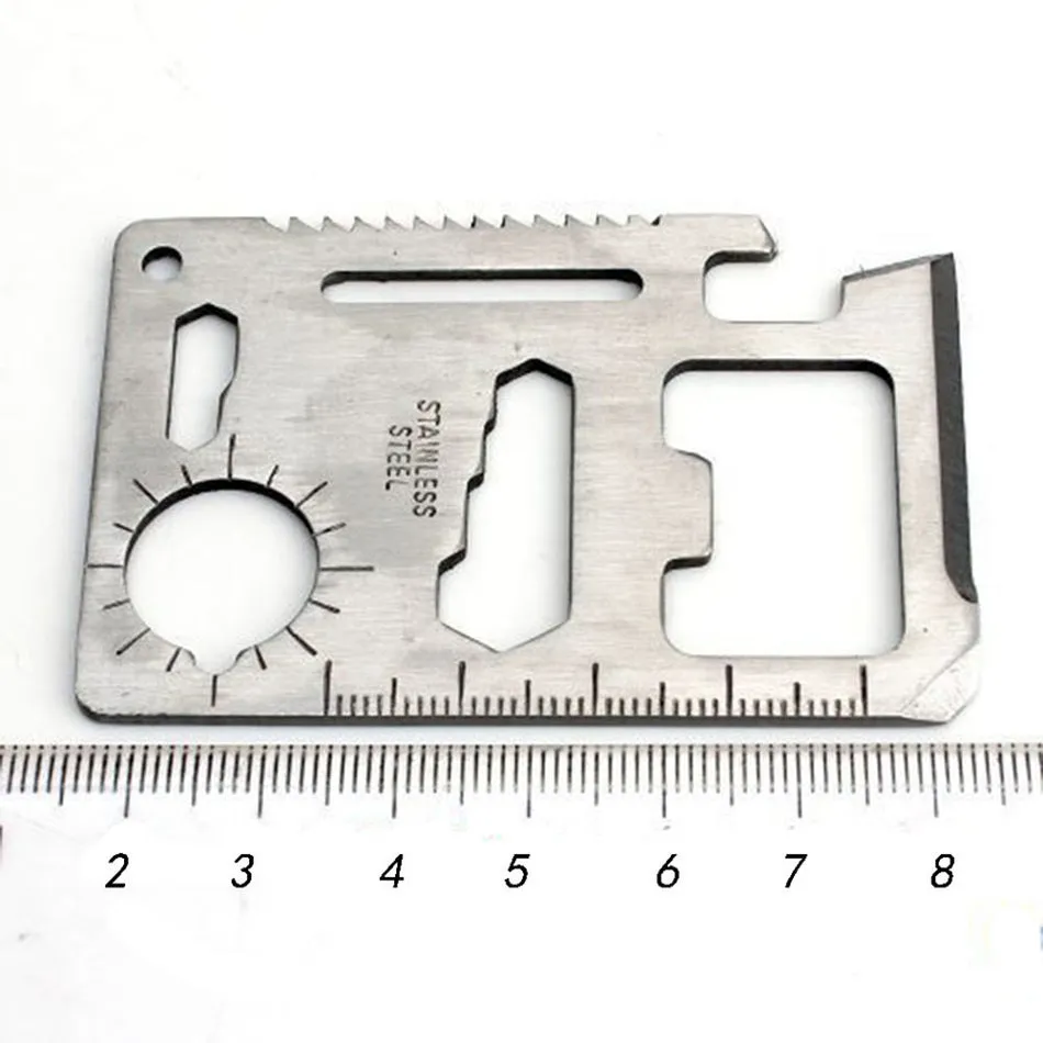 Multi Tools 11 in 1 Portable Stainless Life-Saving Card