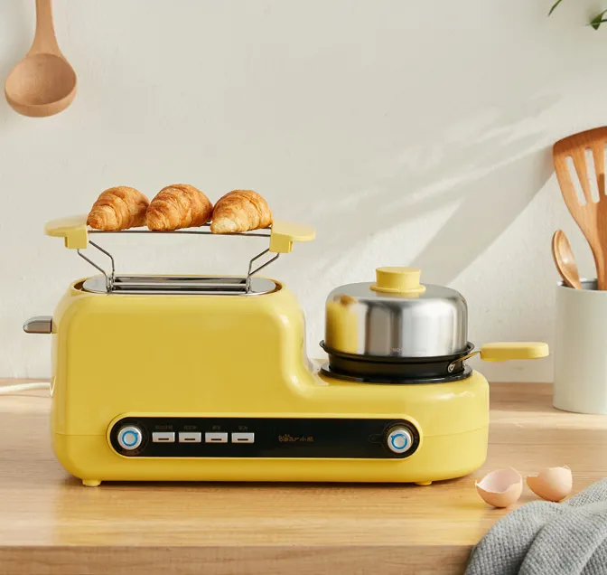 Multifunctional Automatic Breakfast Toaster Fried  Steamed Egg Machine