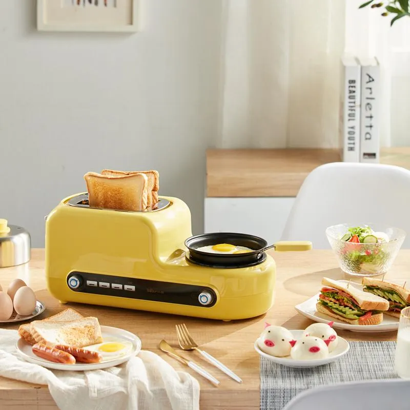 Multifunctional Automatic Breakfast Toaster Fried  Steamed Egg Machine