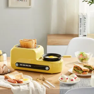 Multifunctional Automatic Breakfast Toaster Fried  Steamed Egg Machine