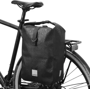 Multifunctional Cycle Bike Rear Seat Trunk Bag Large acity Sports Pouch Rack Panniers Shoulder Handbag Reflective Rear Bag MTB Road Bike Bag Waterproof Storage Bag Bike