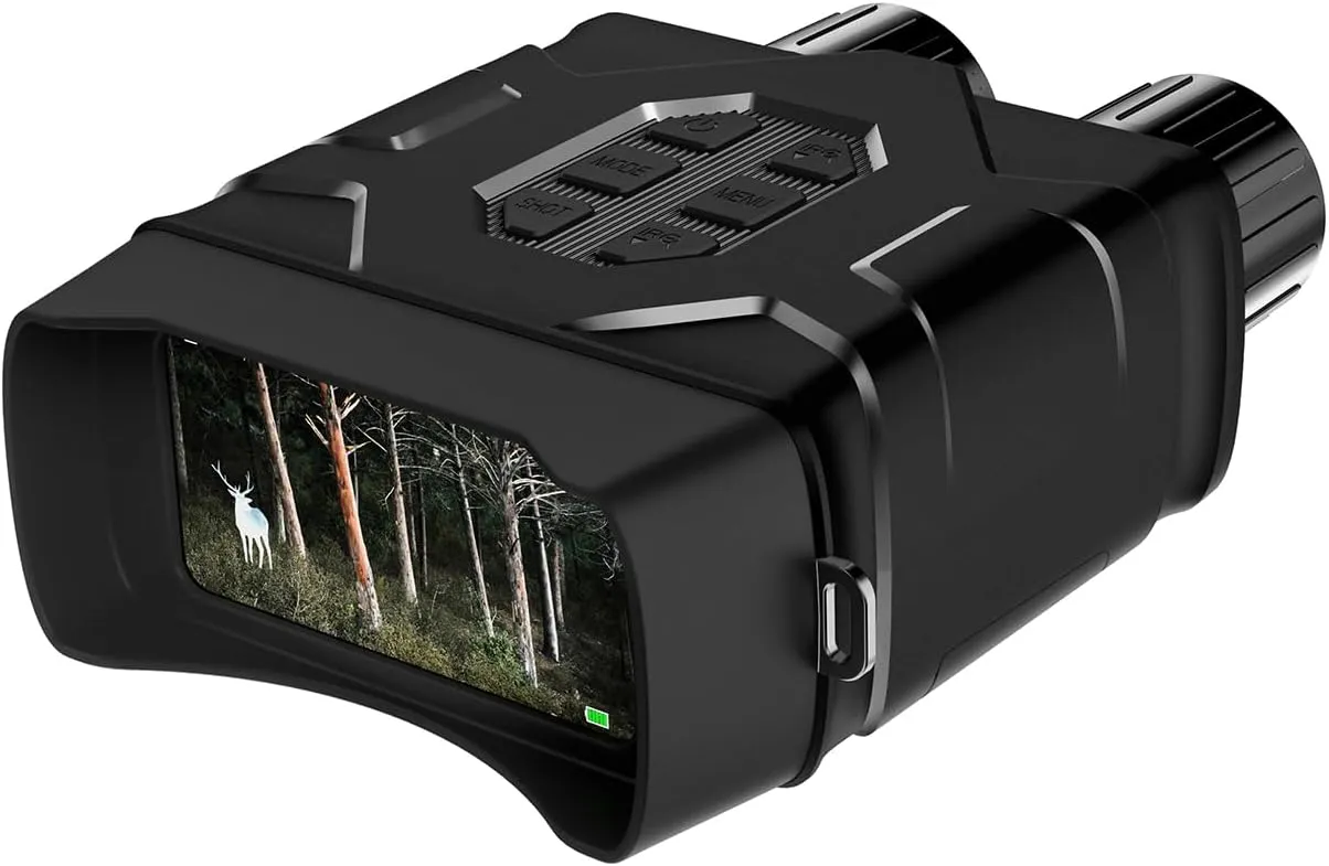 N016 Goggles 4" IPS Screen 5K Ultra High Definition 10X Digital Zoom Infrared WiFi Binoculars