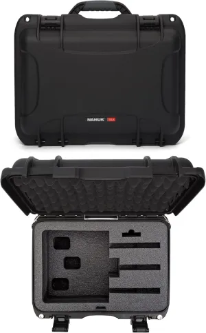 Nanuk 918 Waterproof Hard Gun Case for Revlovers with Custom 3UP Foam Insert