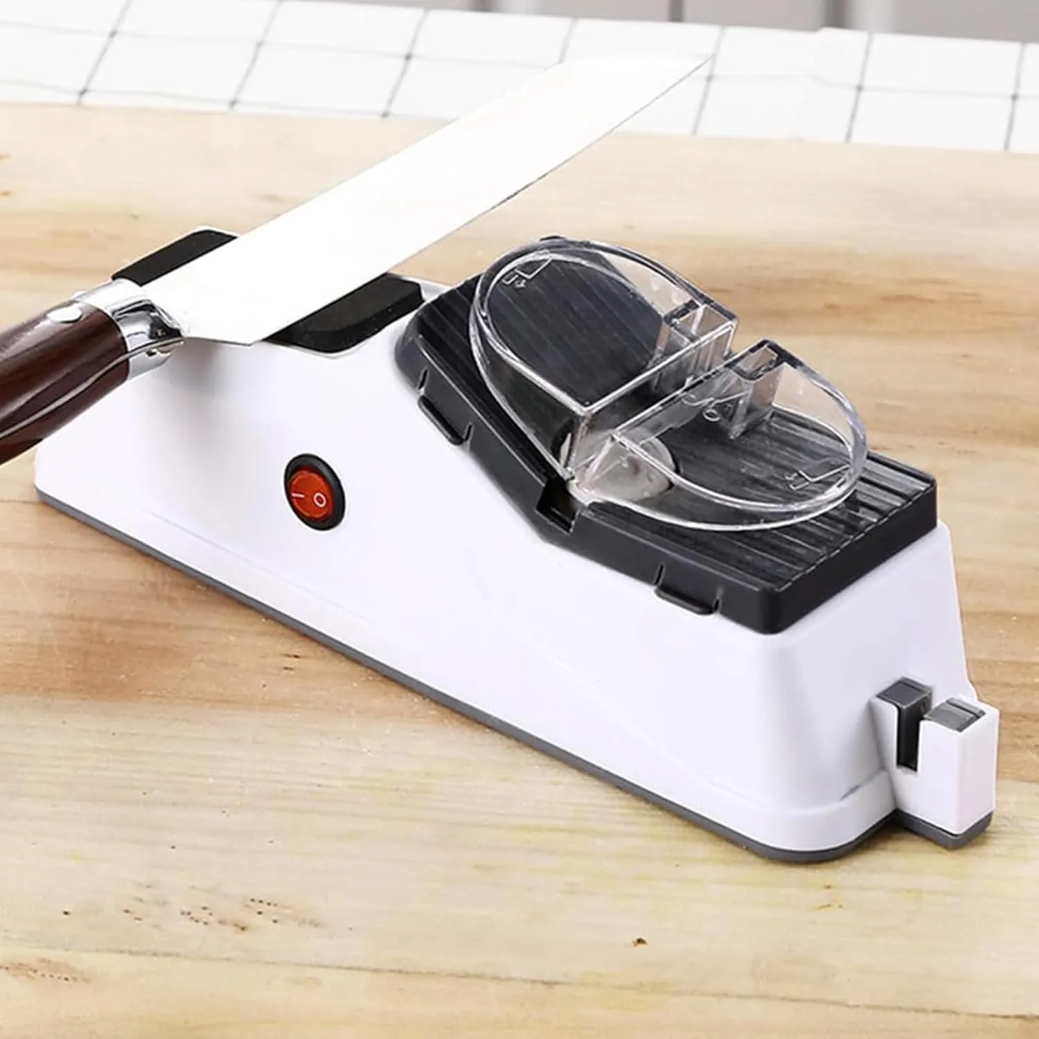 New 4 in 1 Electric Knife Sharpeners Tool | USB Charging Sharpener for Knives Sharpening & Polishing | Portable Automatic Knife Sharpener Tool | Professional Electric Knife Sharpener for Home