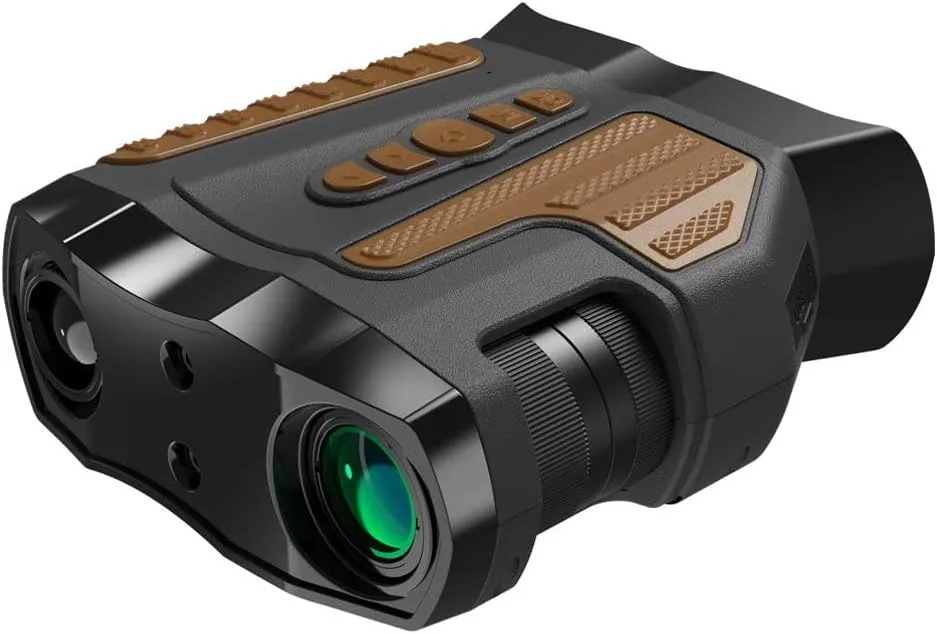 Night Vision Binoculars, Digital Infrared, 10X Optical Zoom, HD Photo & 1080P Video, IP56 Waterproof
