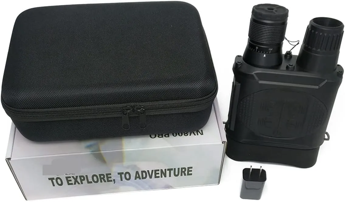 Night Vision Binoculars NV800PRO 5x31 Infrared Digital Goggles Observation Telescope for Infrared Hunting, 64g Sd Card