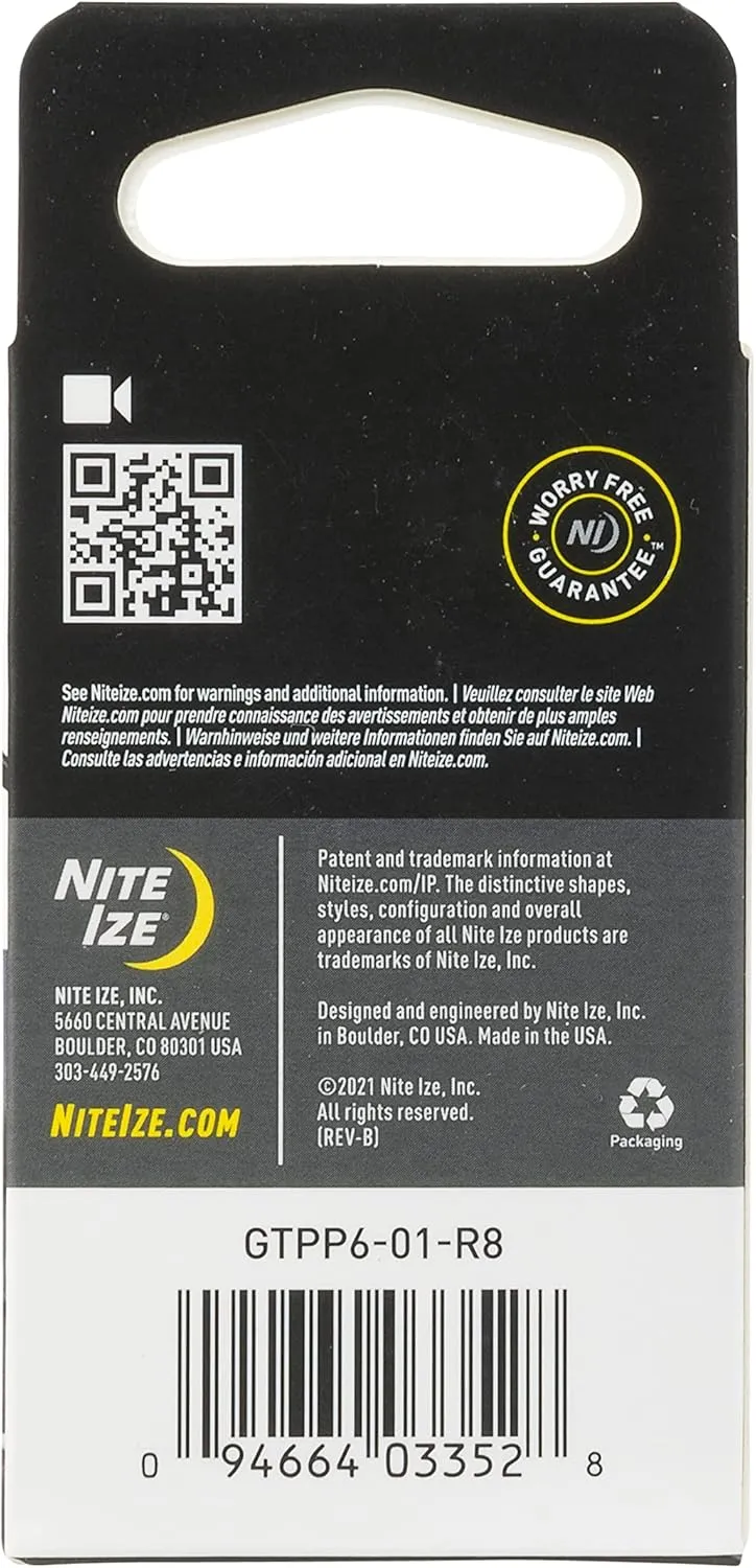 Nite Ize Original Gear Tie - 6-Inch Reusable Rubber Twist Tie - Reusable Gear Ties - Electric Cord Organizers - Twist Ties for Cords - Reusable Zip Ties - Black, 6-Inch, 12 Pack